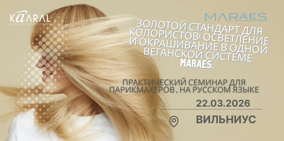 Золотой стандарт для колористов: осветление и окрашивание в одной веганской системе MARAES.
